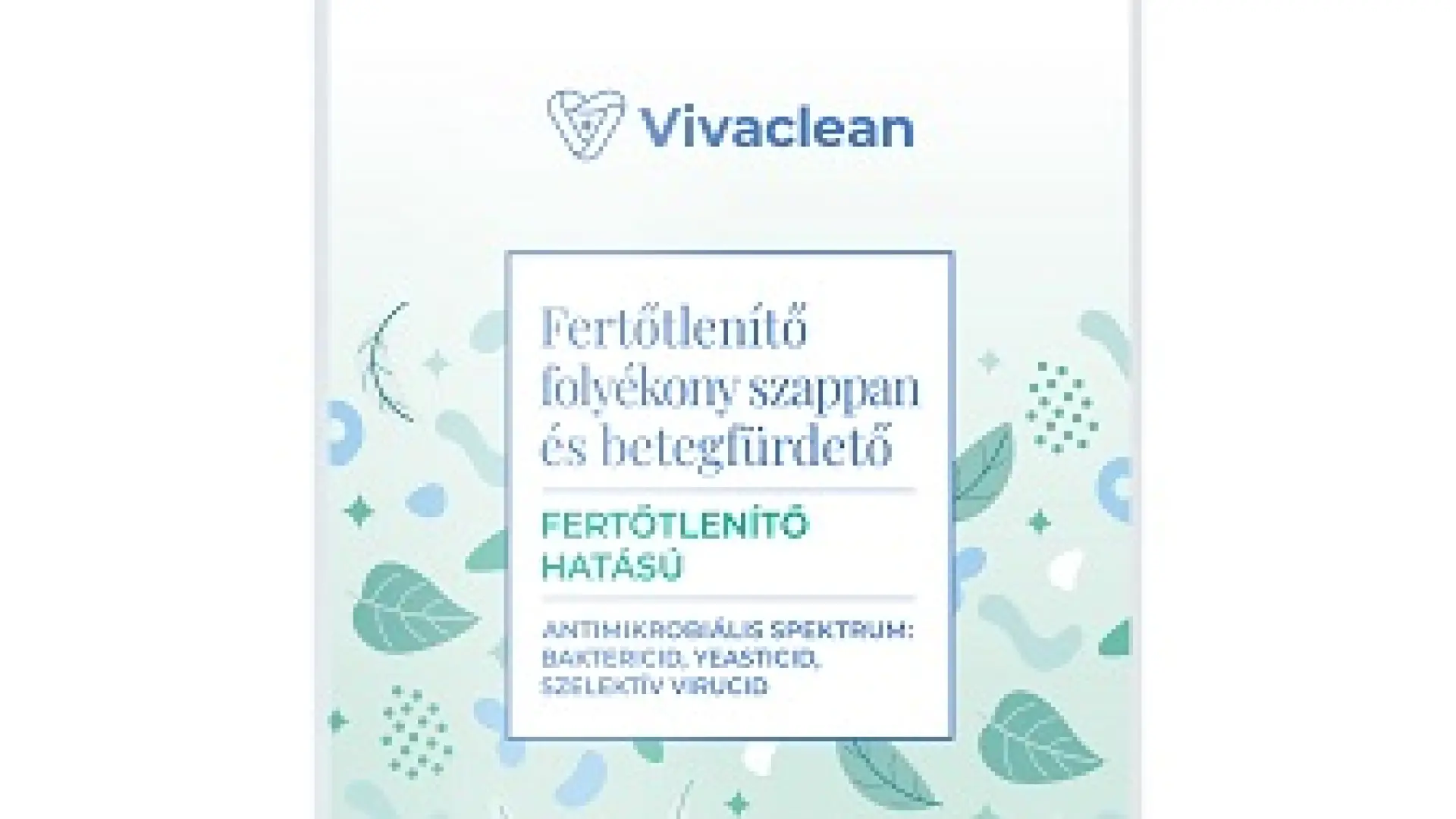 Vivaclean Fertőtlenítő folyékony szappan és betegfürdető adagolóba (eu.konf.) 1000 ml
